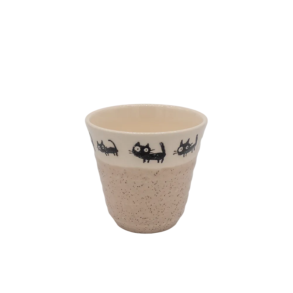 Teetasse „Kuro Neko“- Katzenmotiv