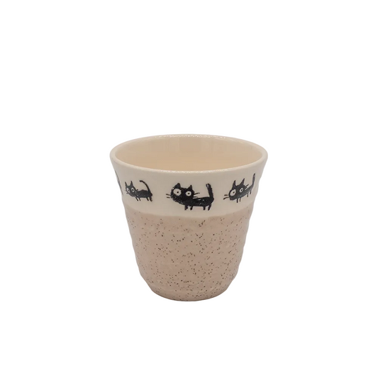 Teetasse „Kuro Neko“- Katzenmotiv